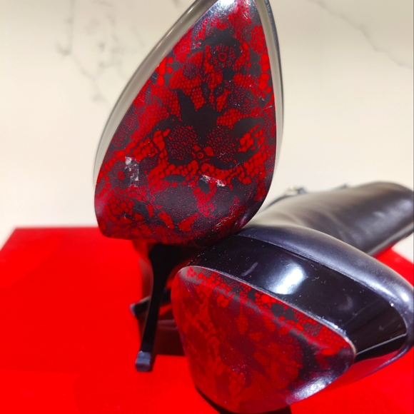 Cesare Paciotti - Women's Black Leather Booties, Size 35.5 - Picture 5 of 5